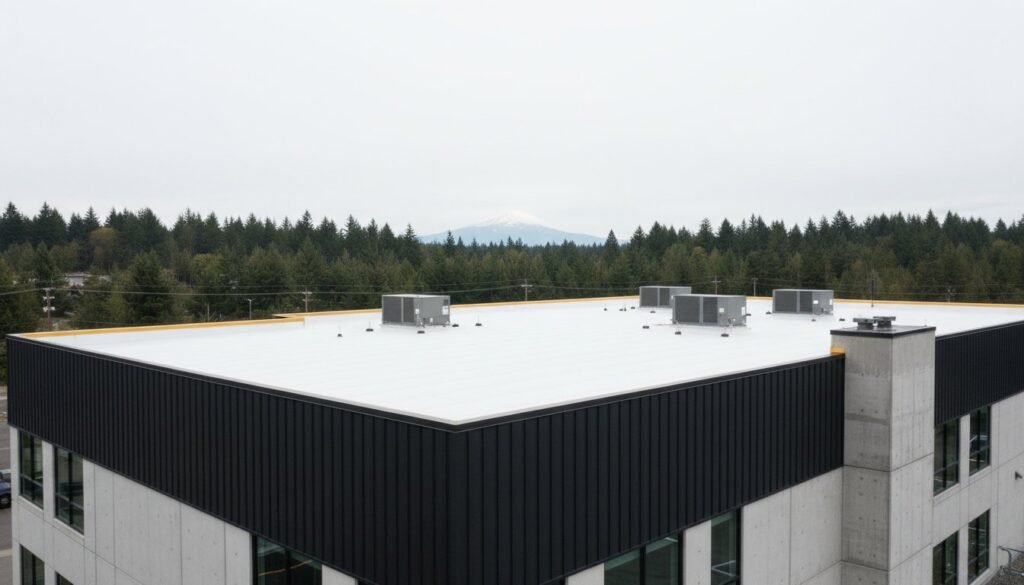 Why Do Most Commercial Buildings Have Flat Roofs? | Vancouver, WA Guide