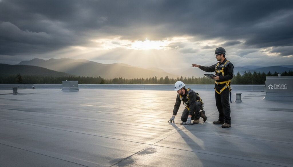 Storm Damage Roof Assessment for Commercial Properties in the PNW