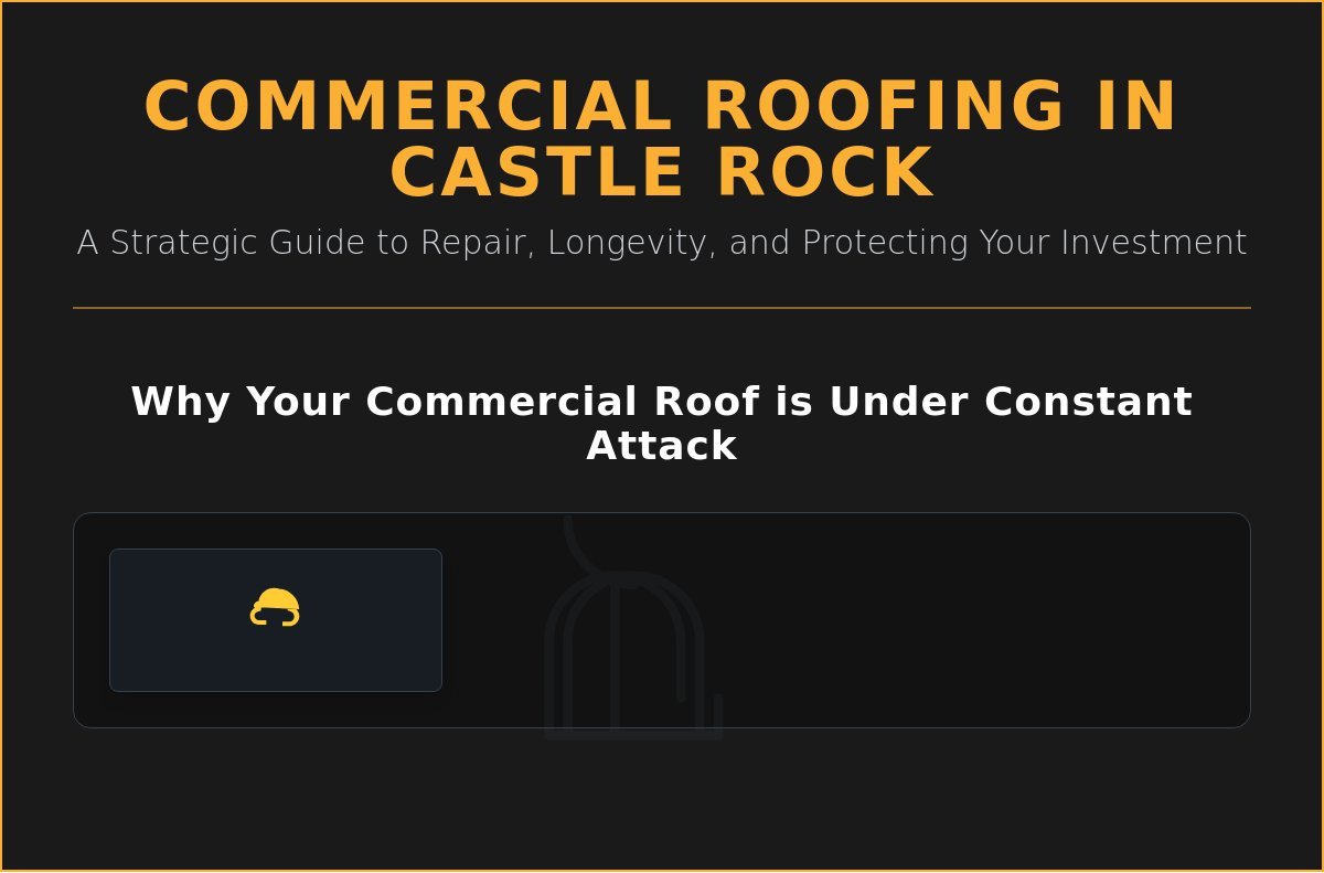 Commercial Roof Repair in Castle Rock, WA: Protecting Your Business Investment