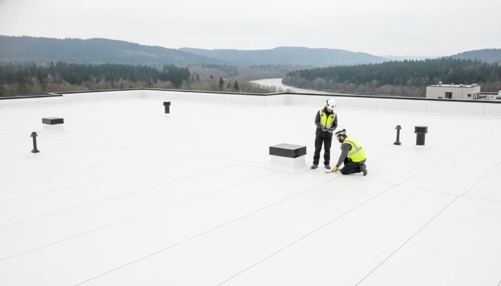 Commercial Flat Roof Materials: A Guide for Portland & Vancouver Building Owners