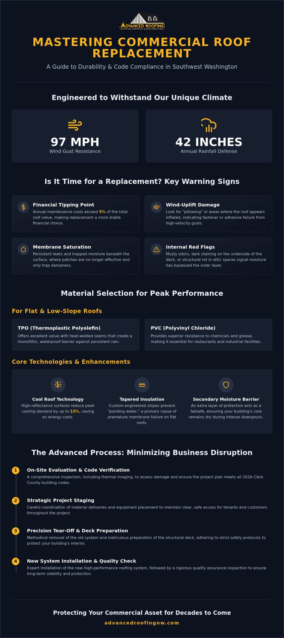 Commercial Roof Replacement in Vancouver, WA: The 2026 Property Manager’s Guide
