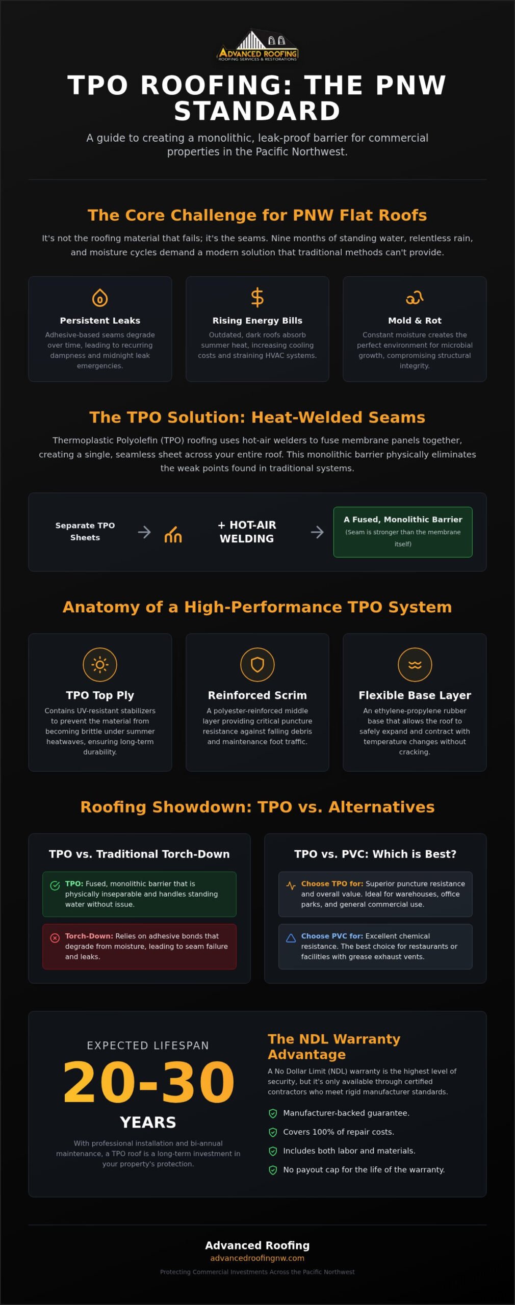 TPO Roofing in Portland: The 2026 Guide to Commercial Flat Roofs