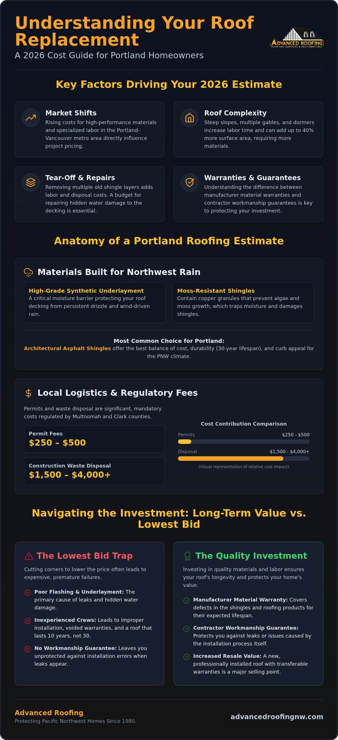 Roof Replacement Cost in Portland: 2026 Homeowner’s Pricing Guide
